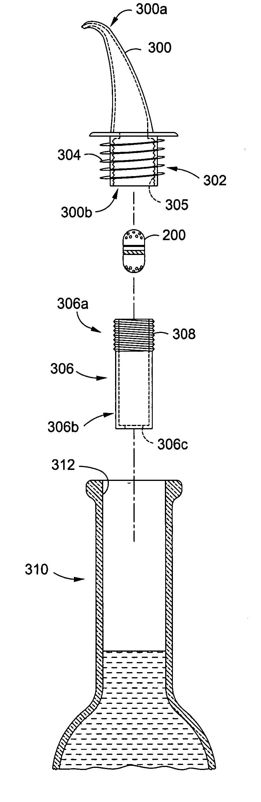 Method and apparatus for removing contaminants from a beverage
