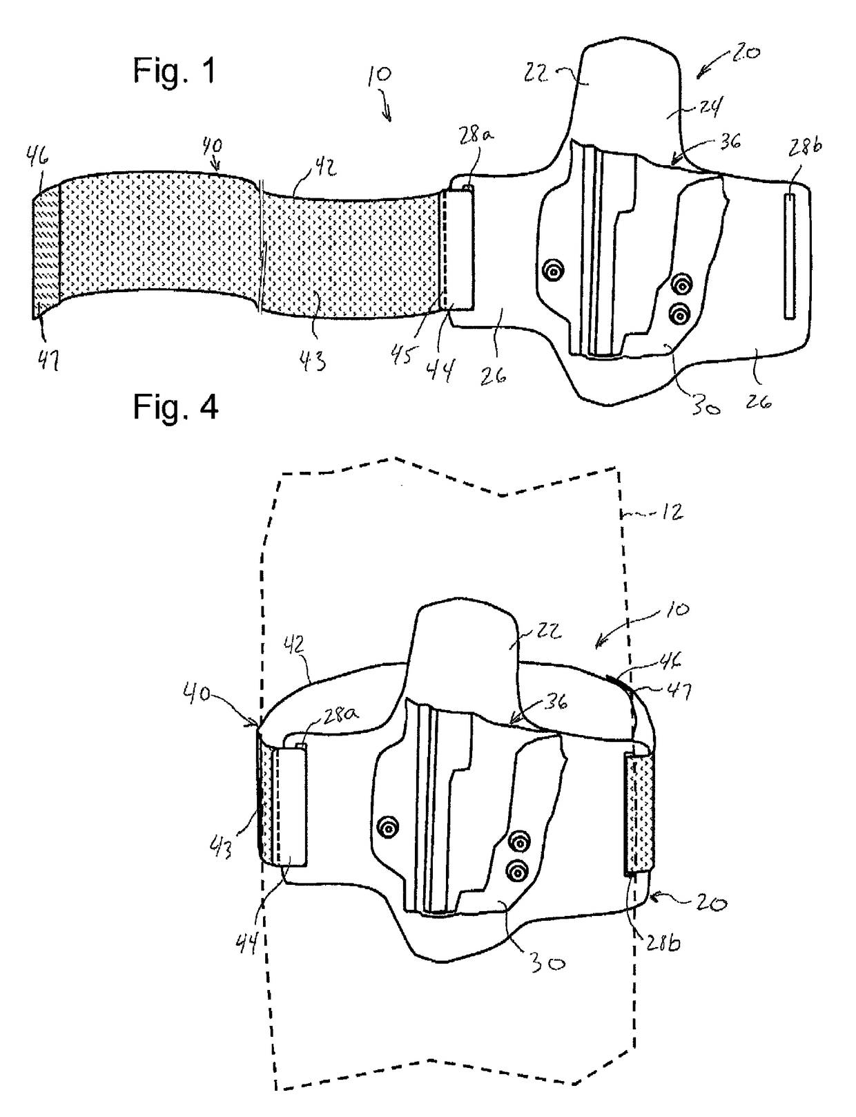 Concealed holster assembly