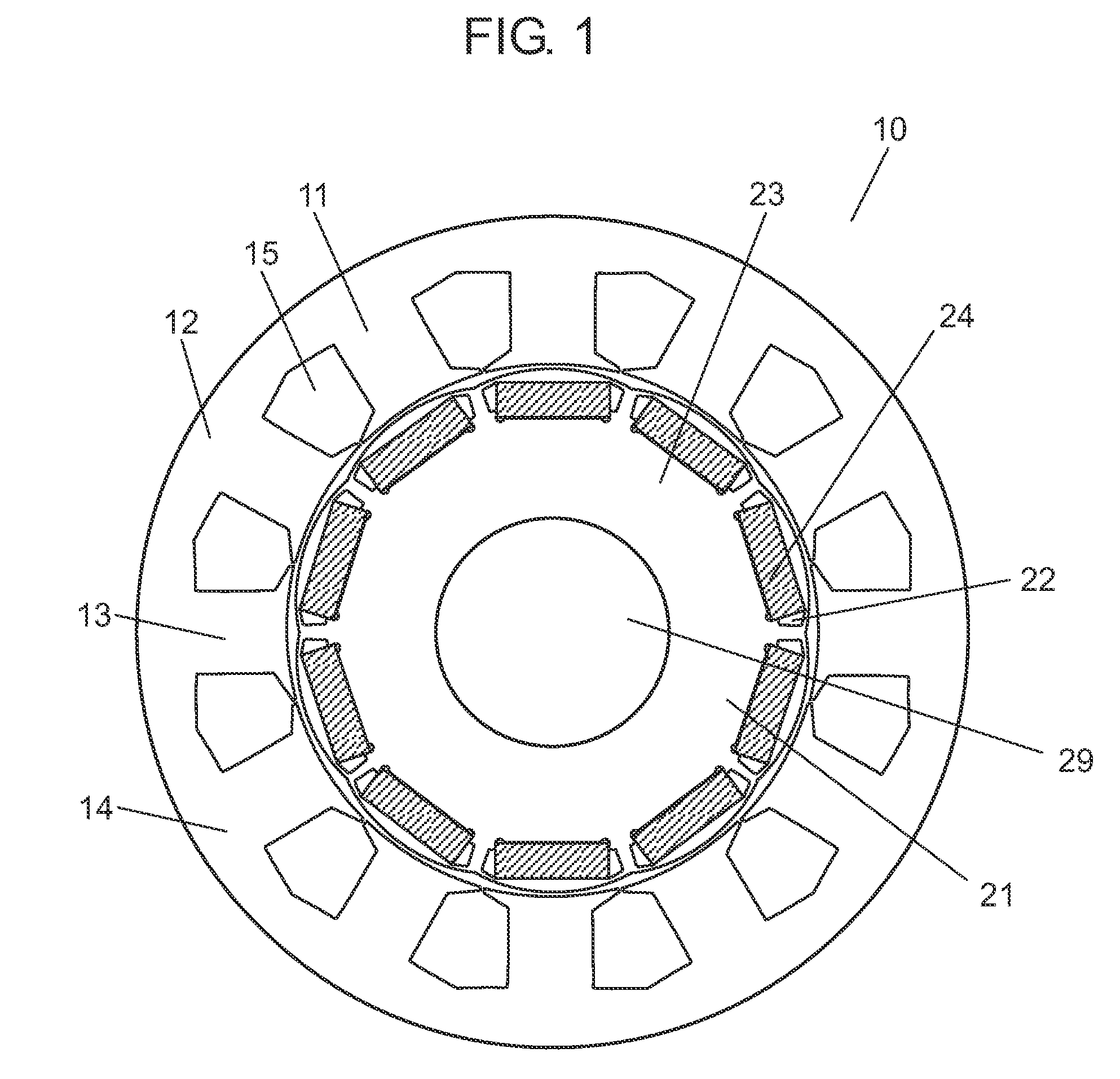 Permanent-magnet-embedded electric motor and method for manufacturing same