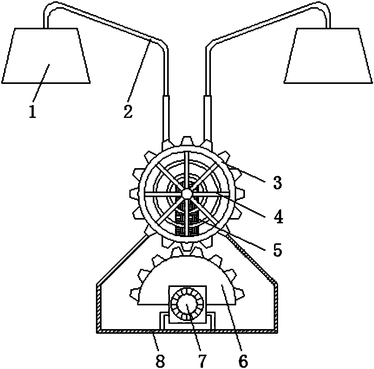 Architectural illumination decoration device with mosquito repellent function
