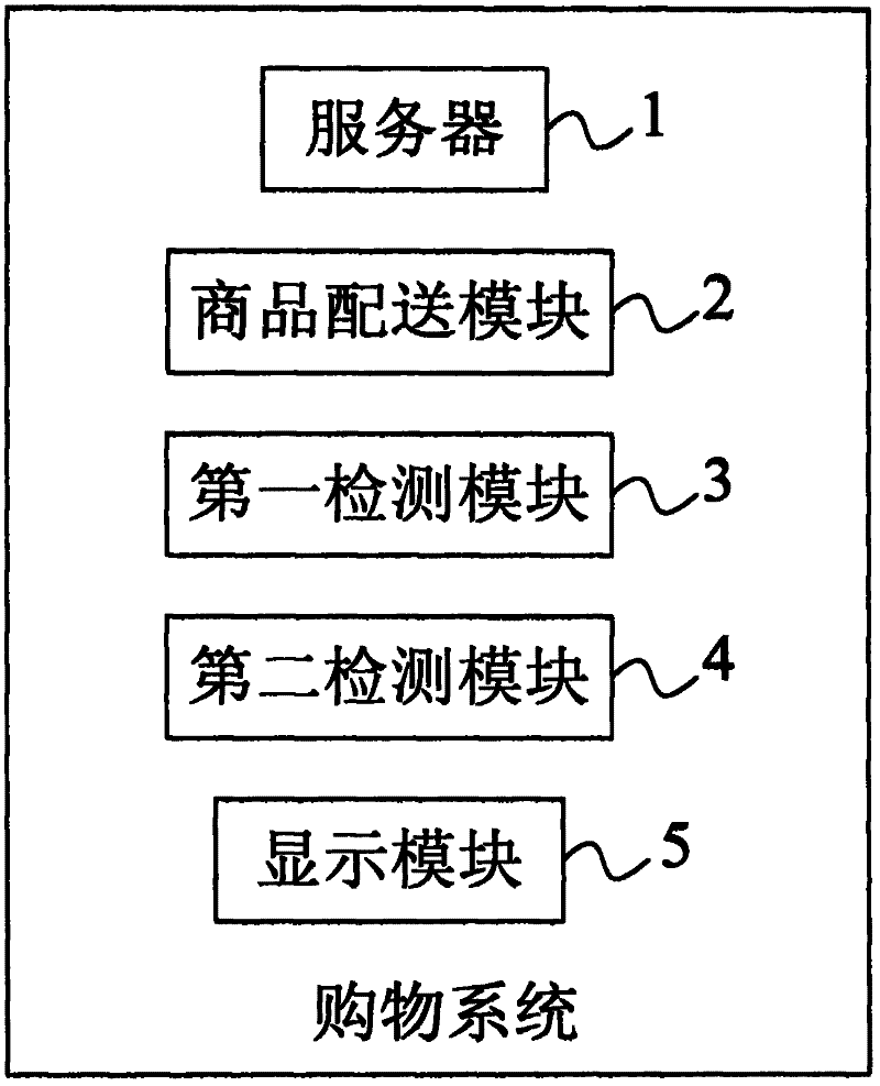 Shopping system and shopping method