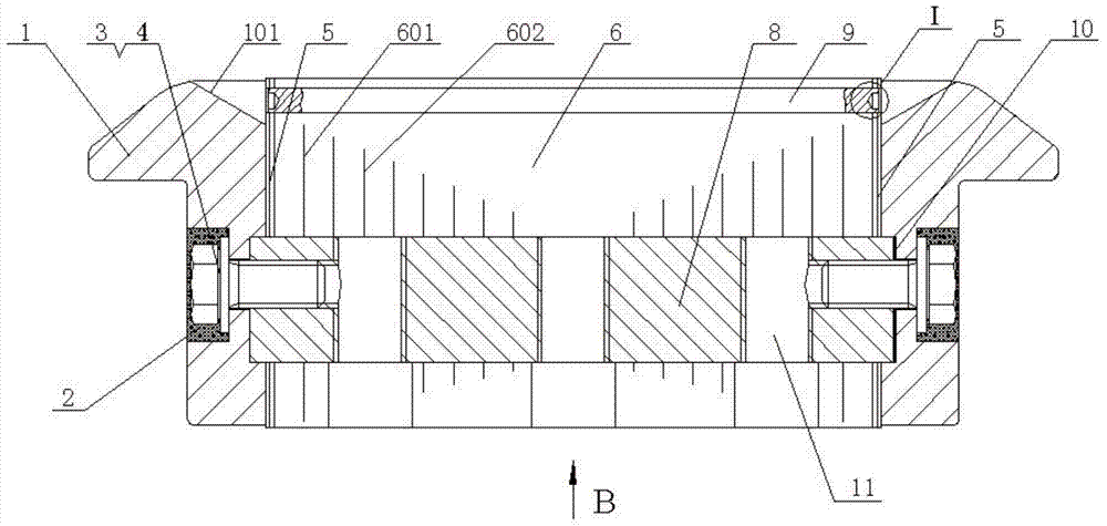 A magnetic pole core with damping strips for a high-speed rotating salient pole generator