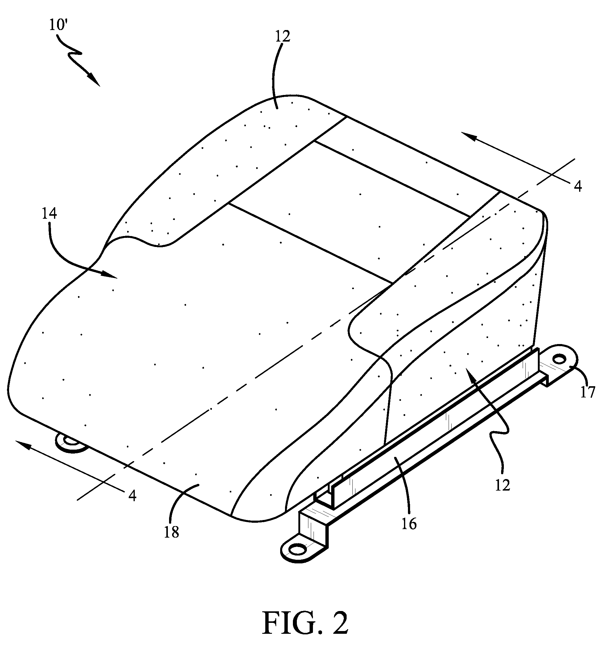 Adjustable thigh support for automobile seat via adjustment plate