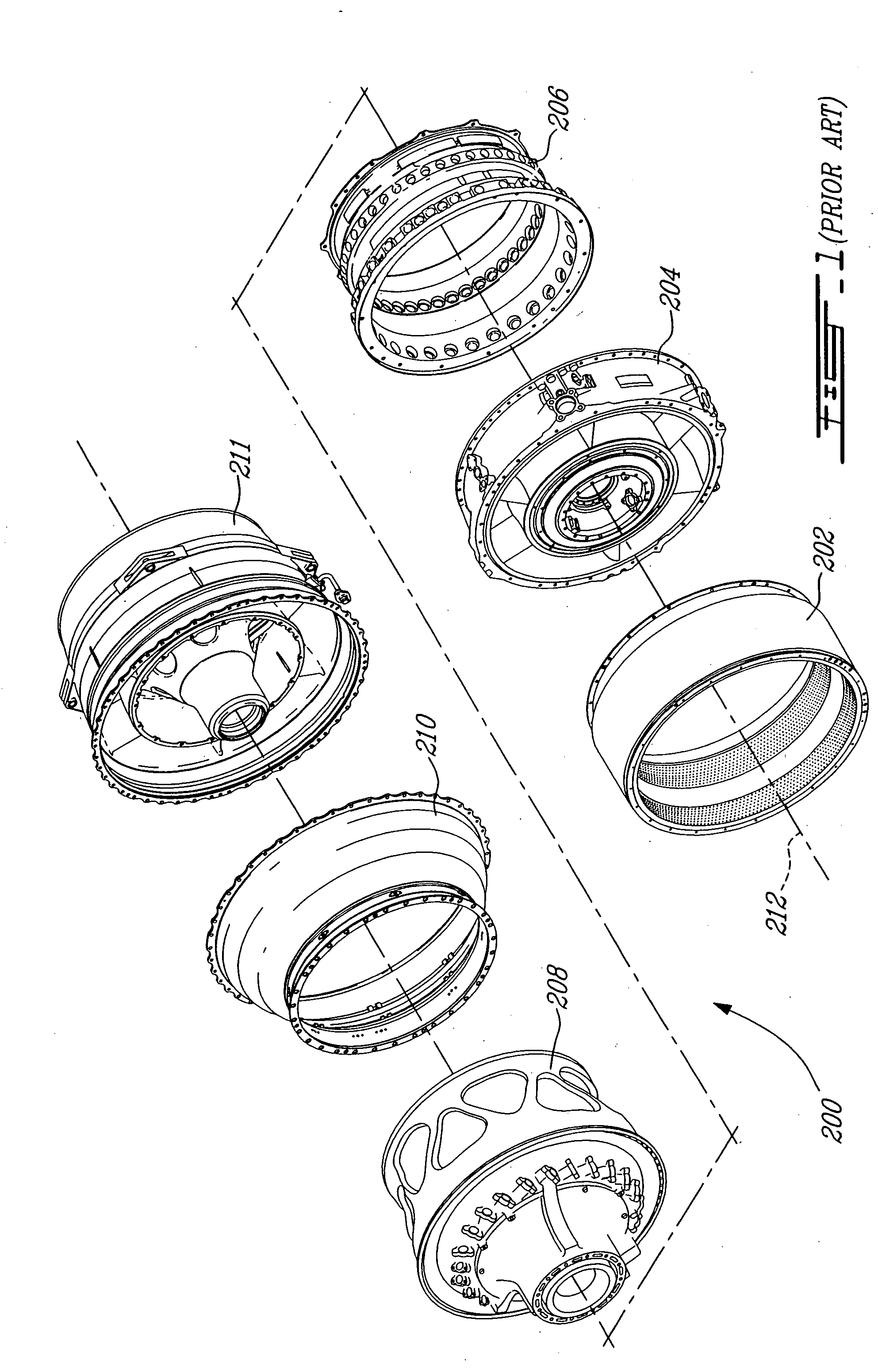 Turbofan case and method of making