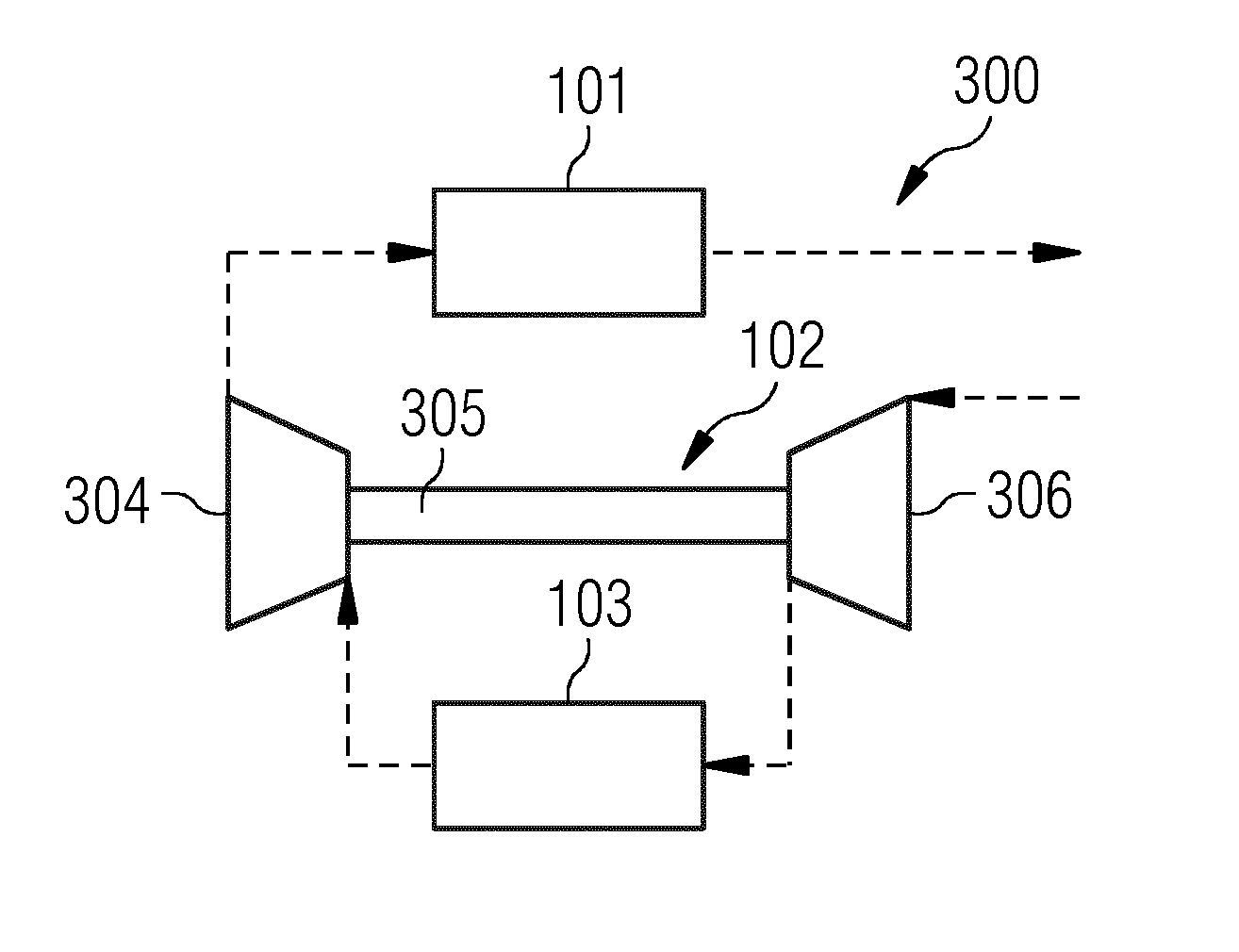 Thermal energy storage and recovery arrangement