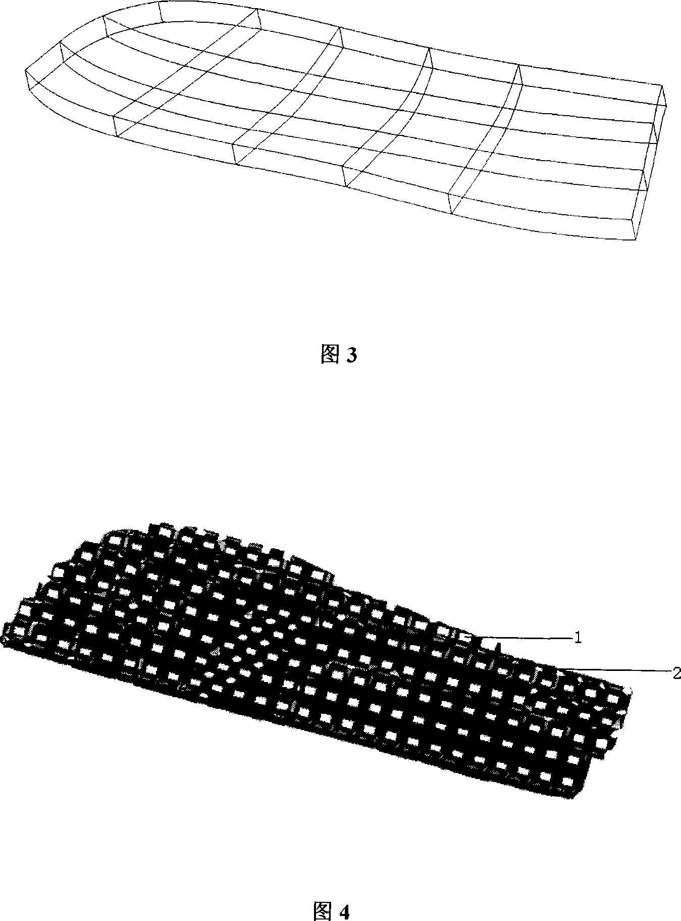 Stereo grid shaped bone filler and manufacturing method thereof