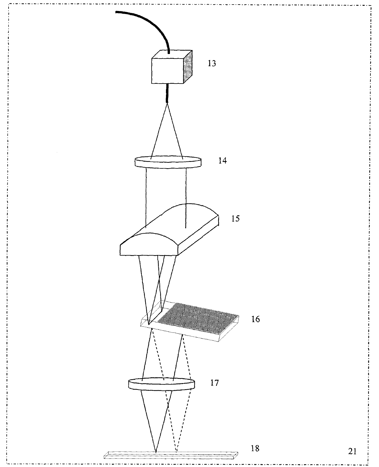 Method and system for wide-spectrum and high-resolution detection based on space-time light splitting in OCT