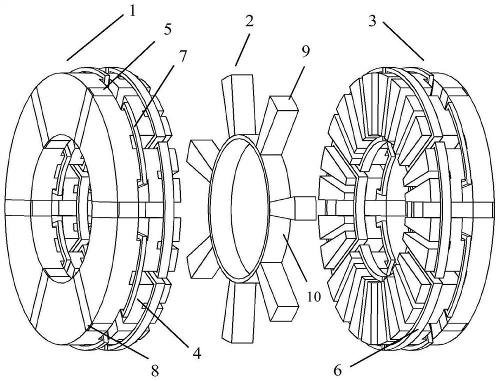 Hybrid excitation motor torque ripple optimization method for injecting