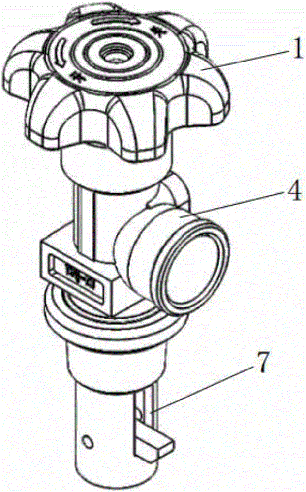 Anti-charging anti-demounting valve for liquefied gas steel cylinders