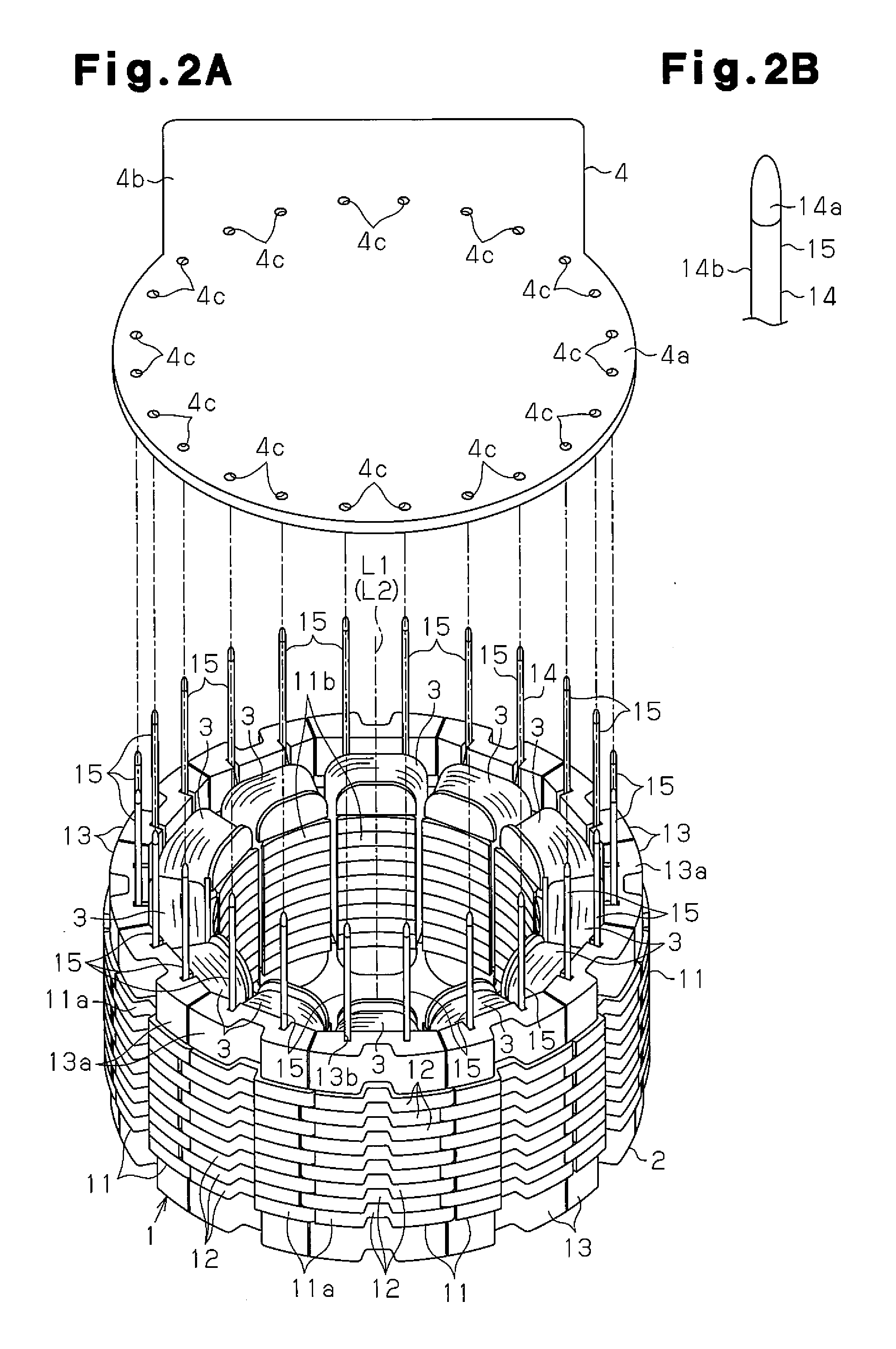 Method for manufacturing stator, apparatus for manufacturing stator, and stator