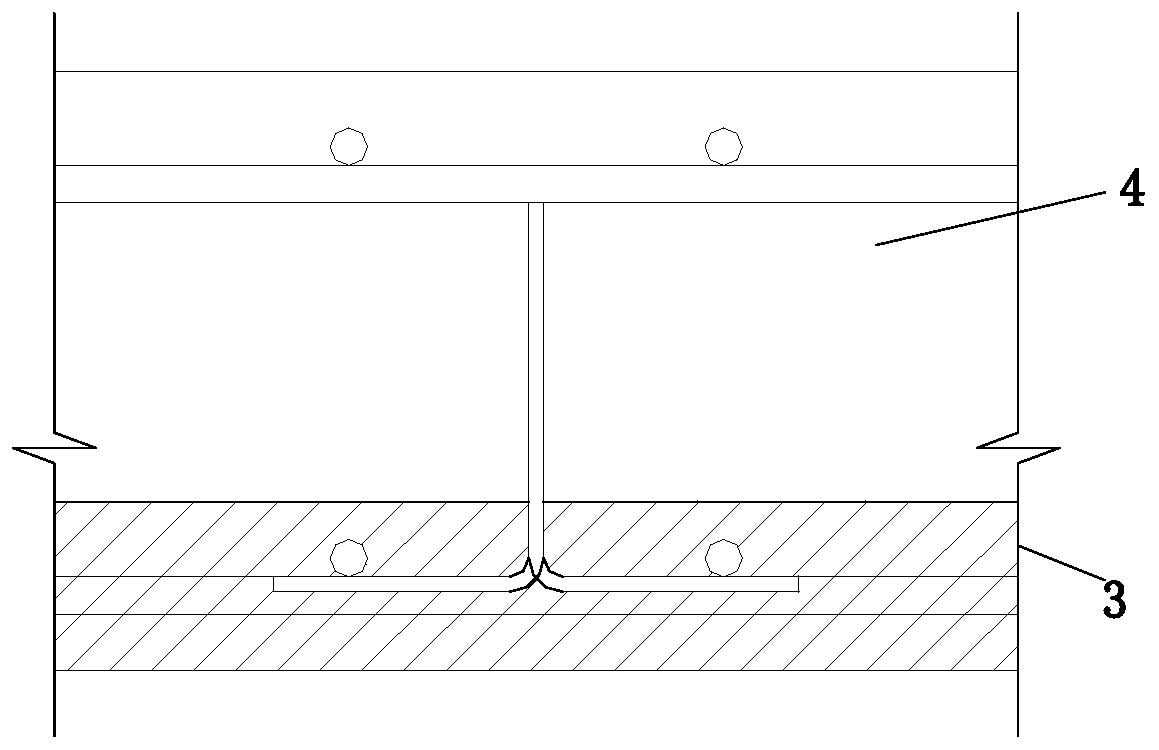 Reinforced concrete laminated slab adopting zigzag folded plates for connection and preparation method