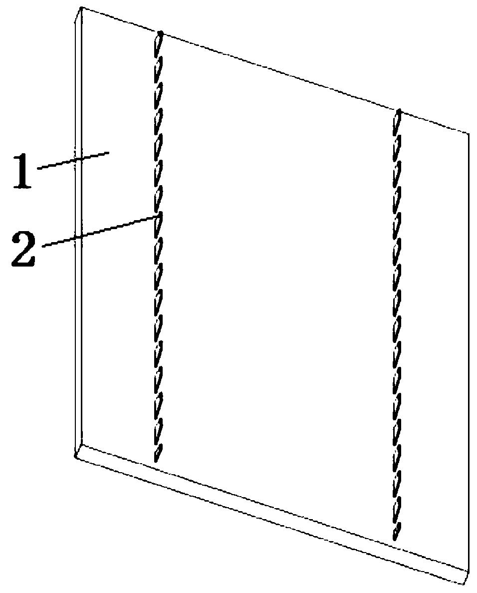 Reinforced concrete laminated slab adopting zigzag folded plates for connection and preparation method