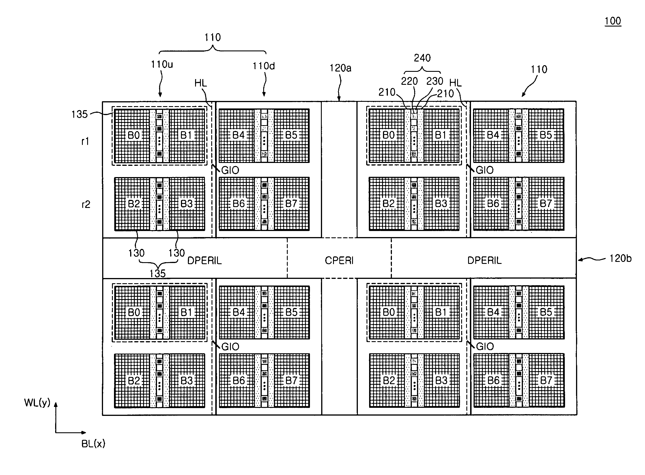Stack bank type semiconductor memory apparatus capable of improving alignment margin