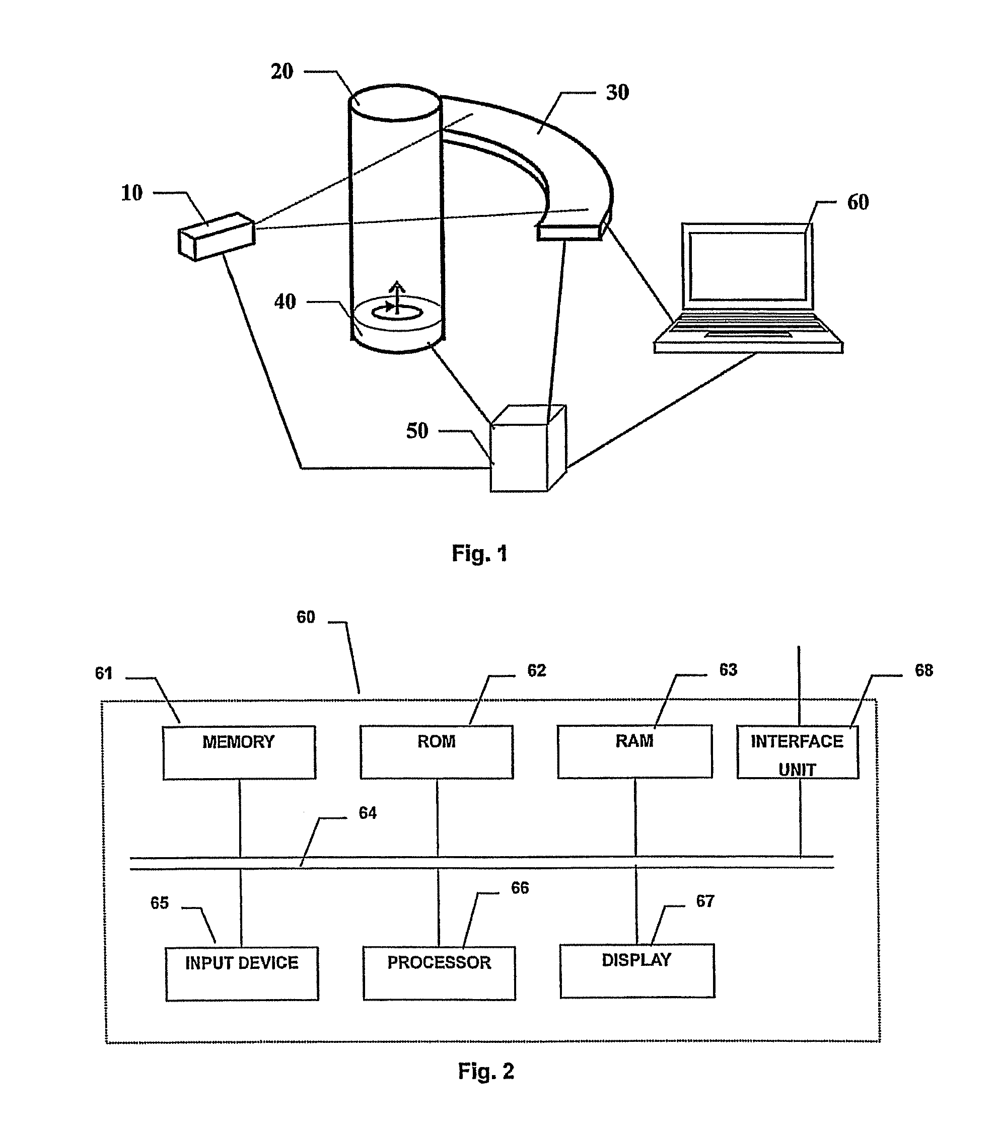 Method and device for inspection of liquid articles