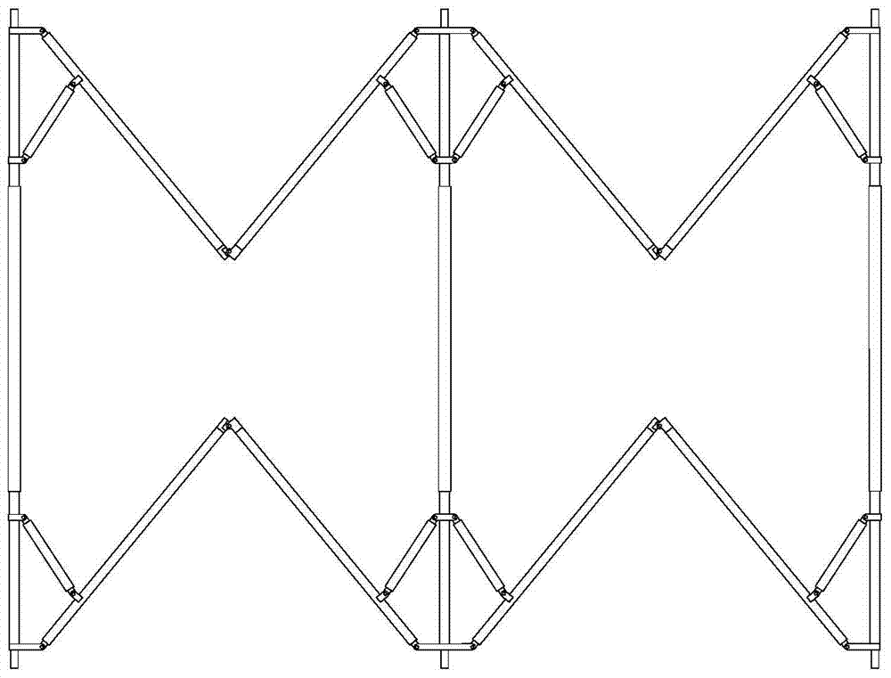 A ring truss type large space expandable mechanism