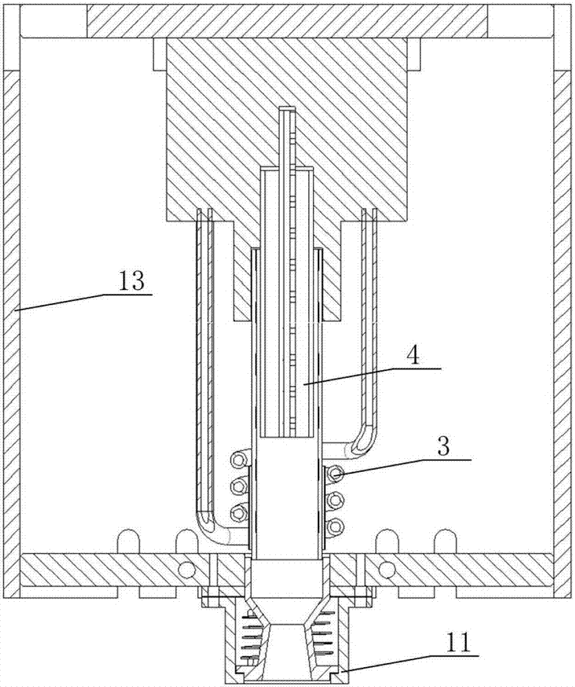 replaceable nozzle icp generator in plasma chemical etching equipment
