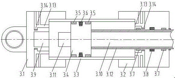 Adjusting device of mixed flow water turbine