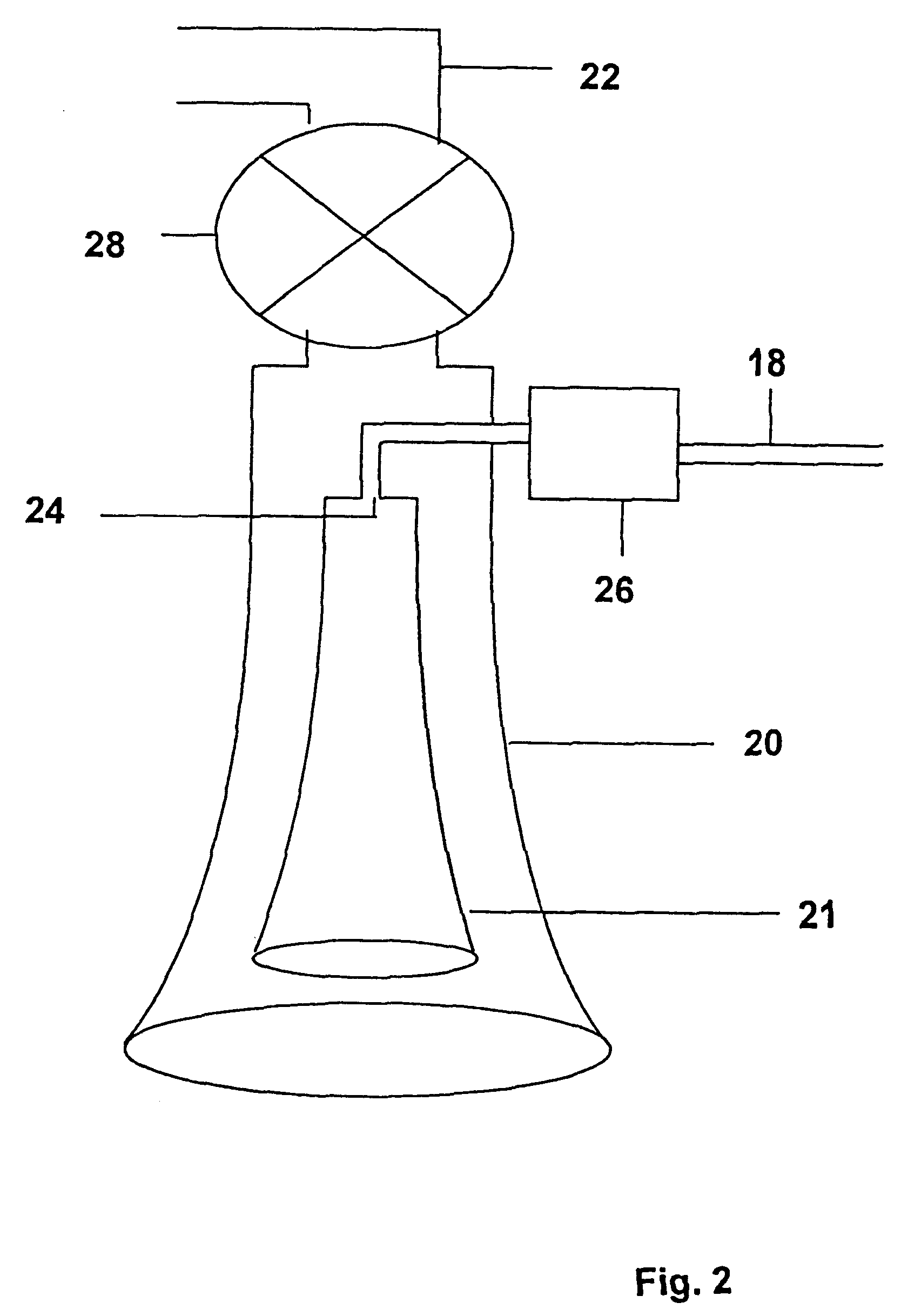 Device for introducing CO2 snow into containers in order to cool the content of said containers or to cool the containers themselves