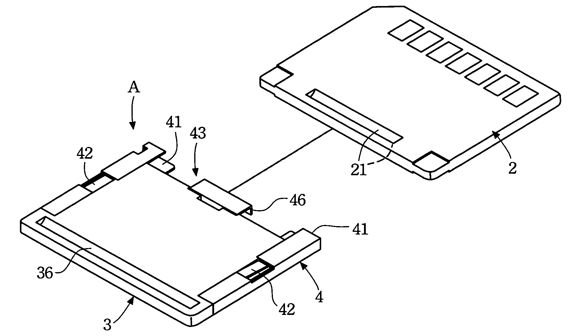 Extension piece for length-reduced memory card
