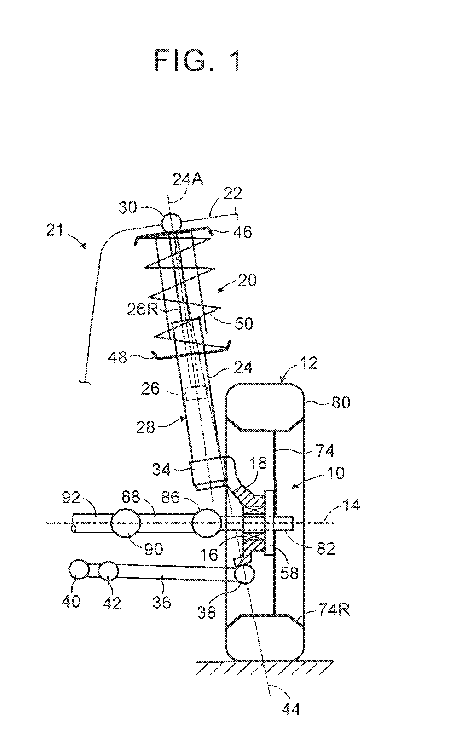 Wheel support device for vehicle