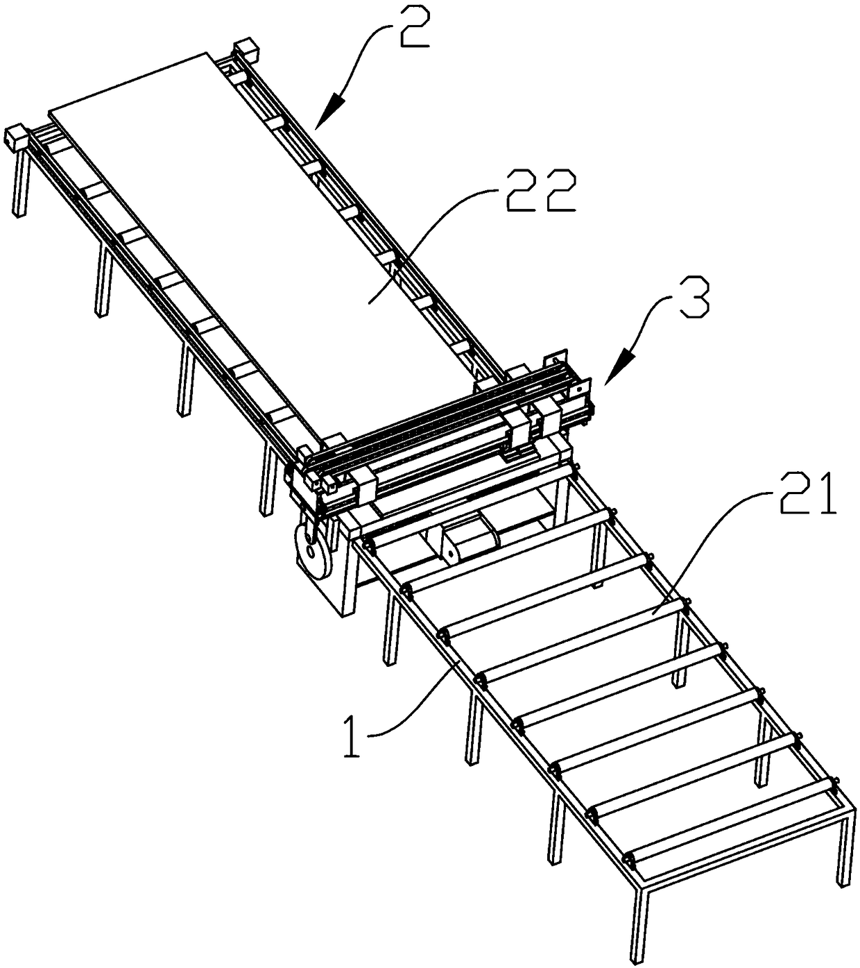 Automatic tool changing mechanism of automatic cutting bed