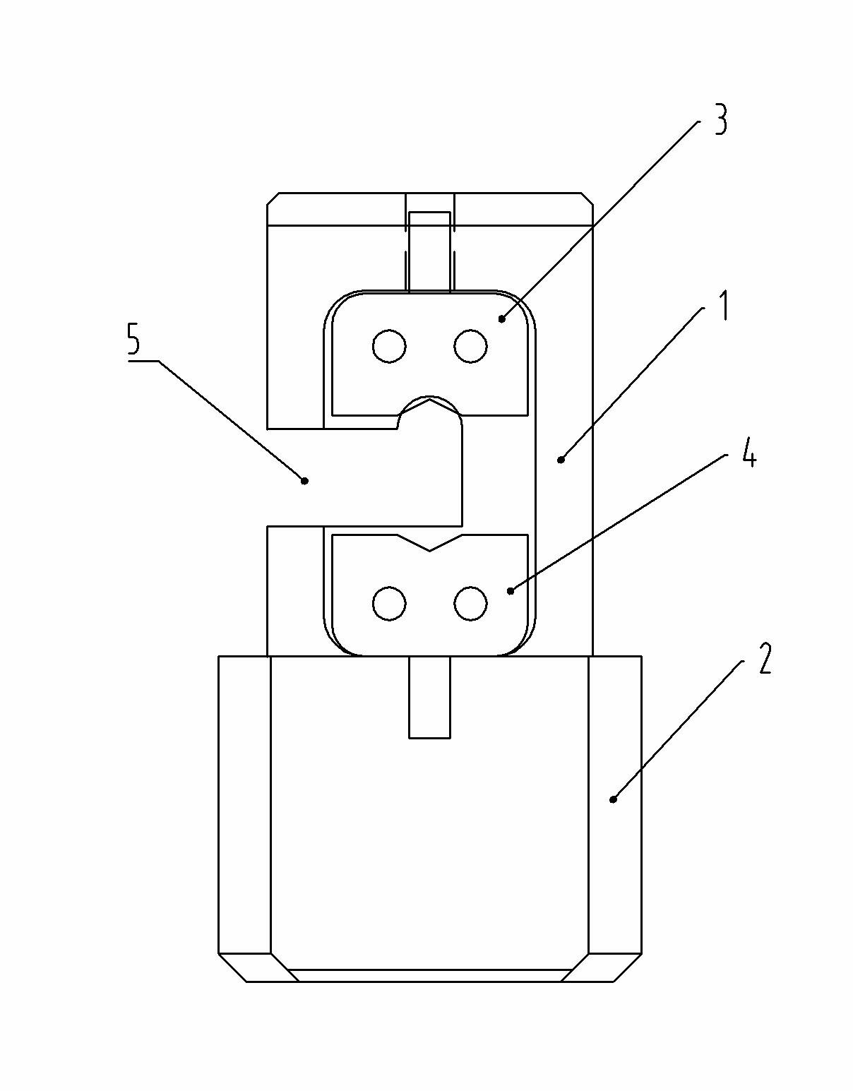 Steel rope separating device for checking elevator limiter