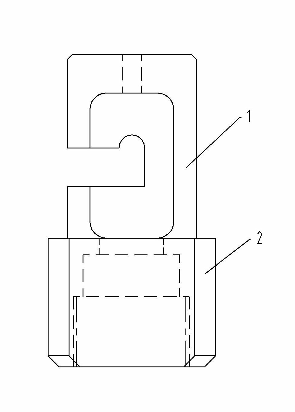 Steel rope separating device for checking elevator limiter