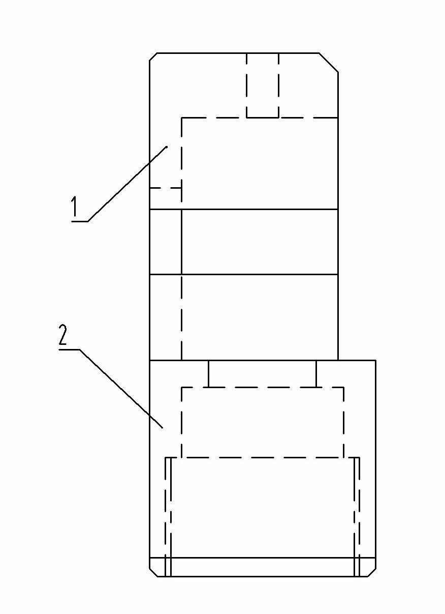 Steel rope separating device for checking elevator limiter