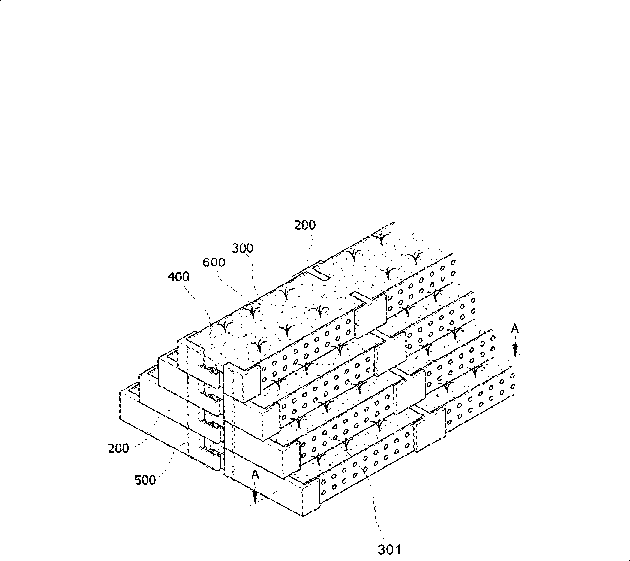 Assembled ecological sound insultion wall capable of absorbing vehicle impact