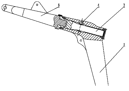 Rotating mechanism for excavator working device