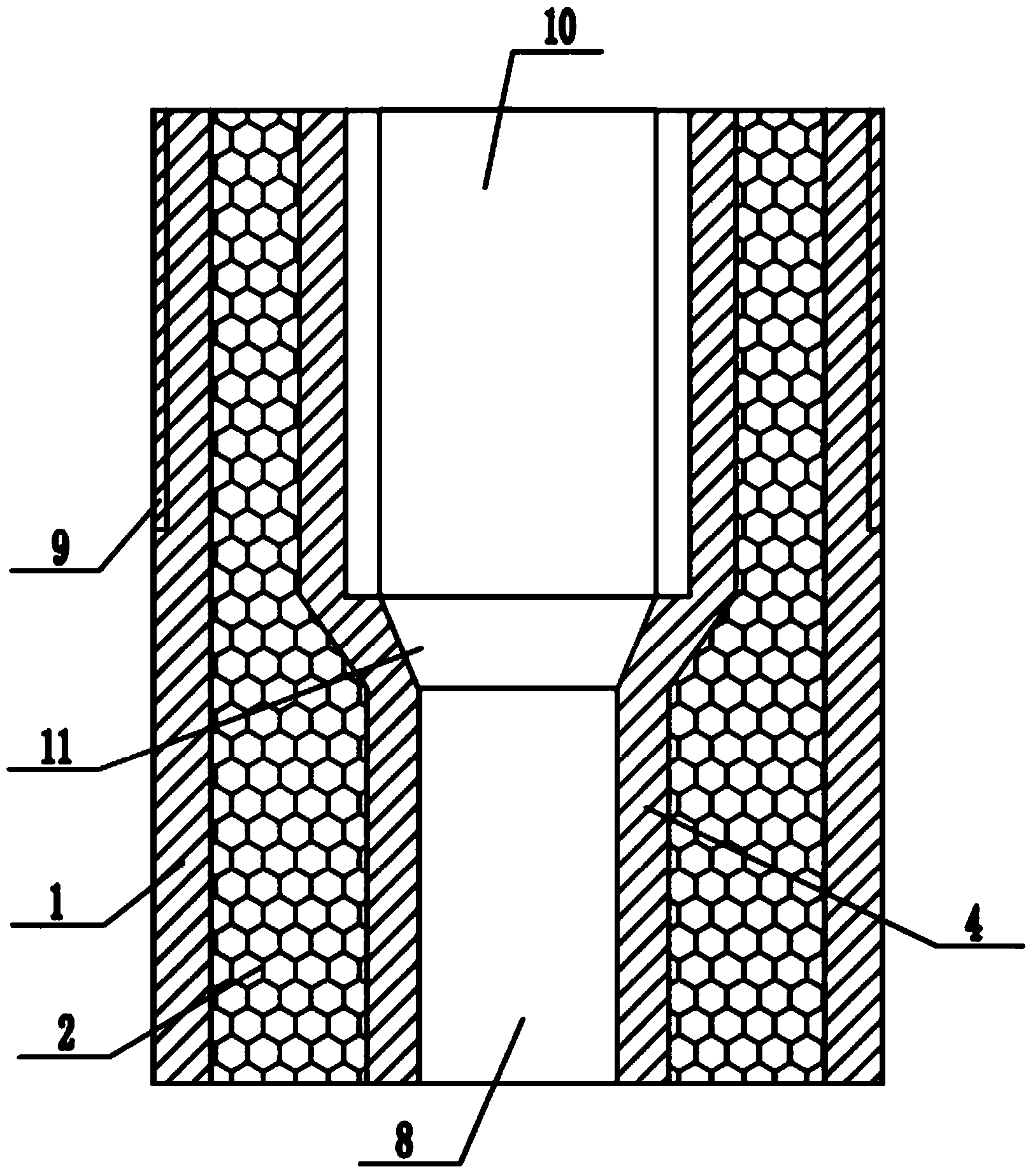 Sound insulation sealed ceramic socketed pipe