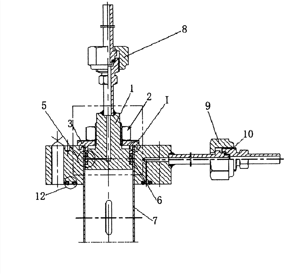 Material irradiation monitoring vertical channel of pool type reactor