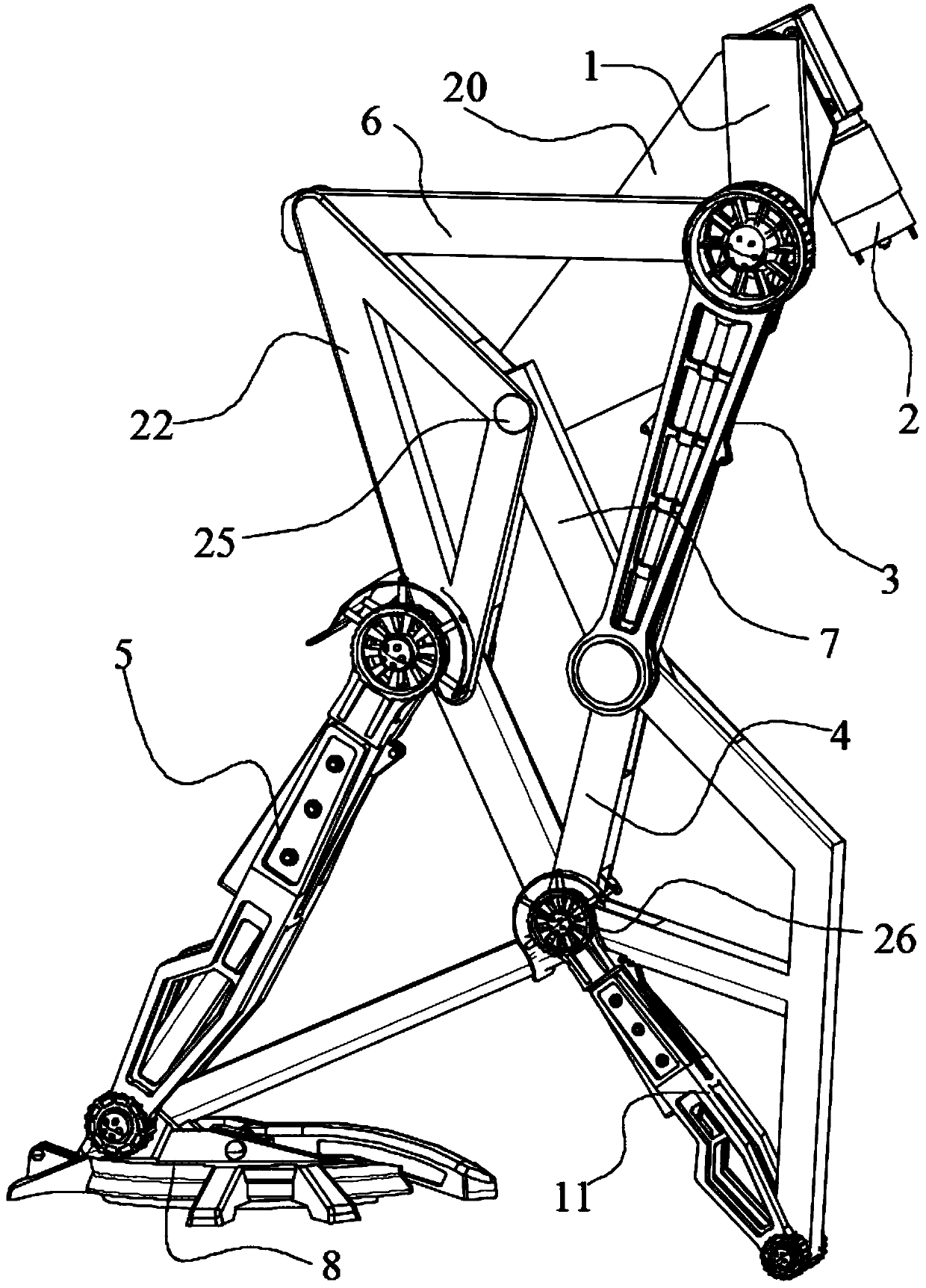 Multifunctional walking robot