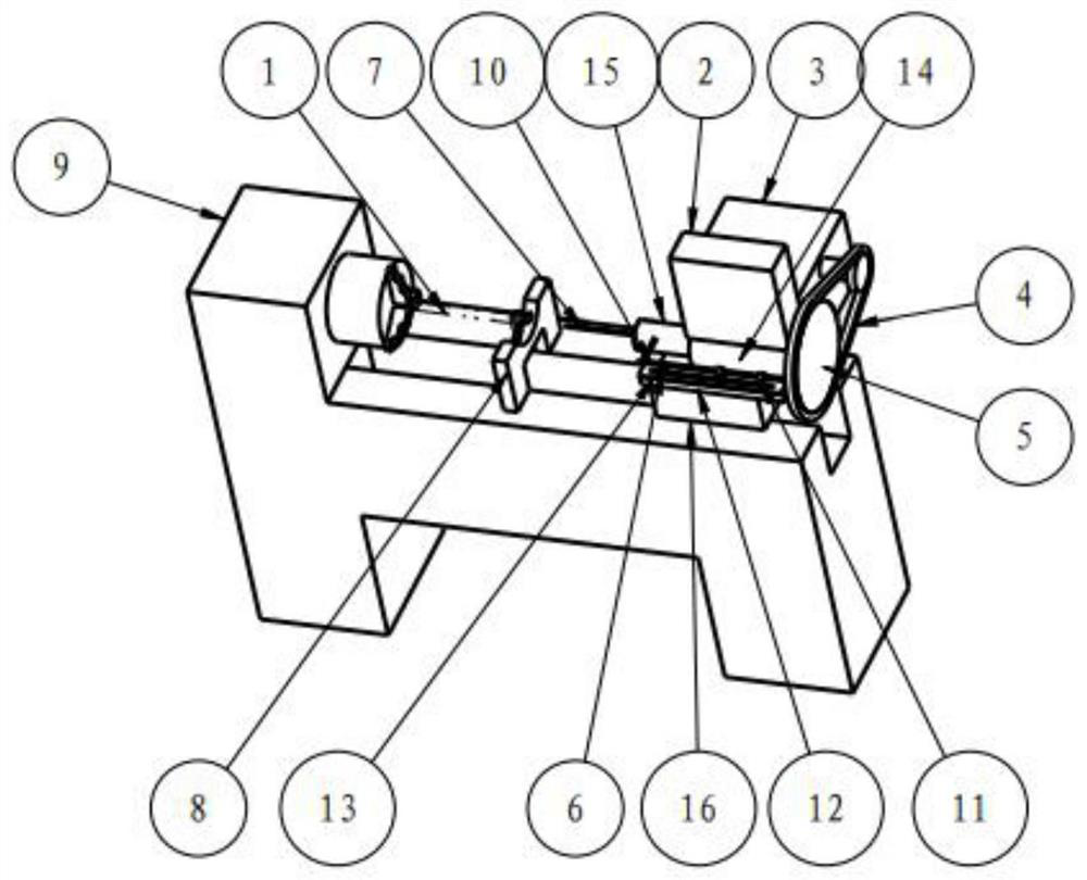 Deep hole drilling device for camshaft