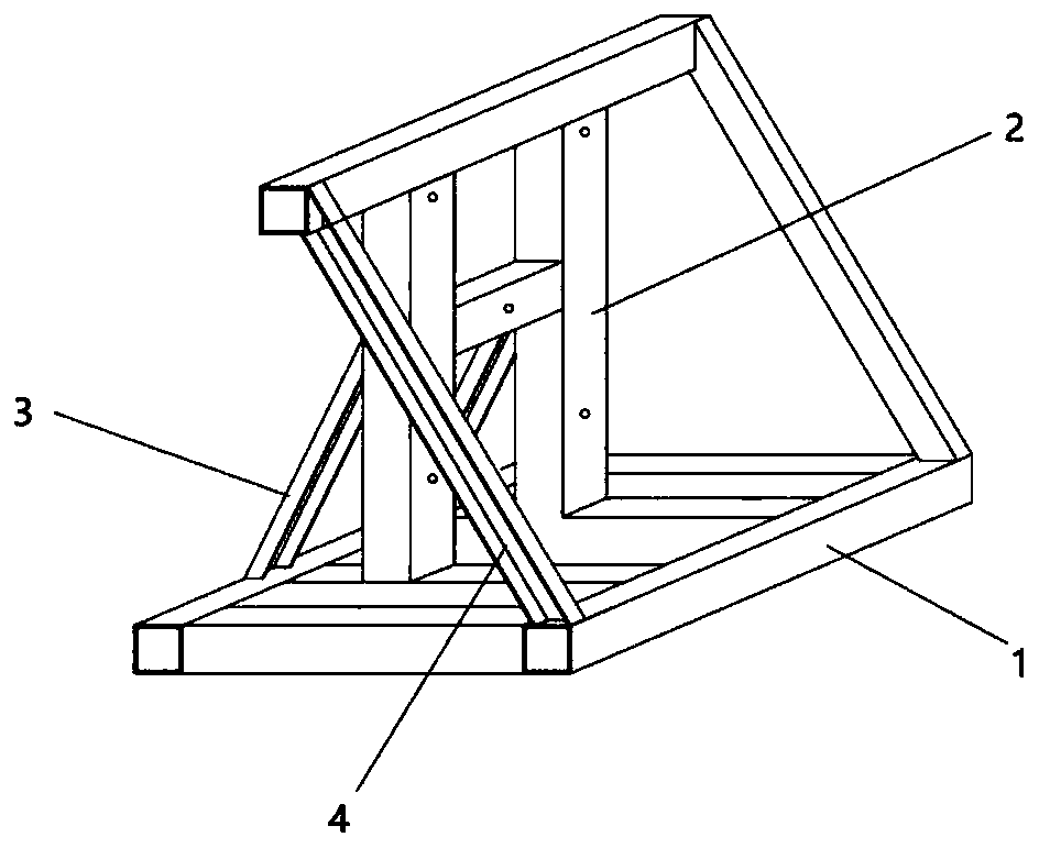 Positioning device for strong loading experiment