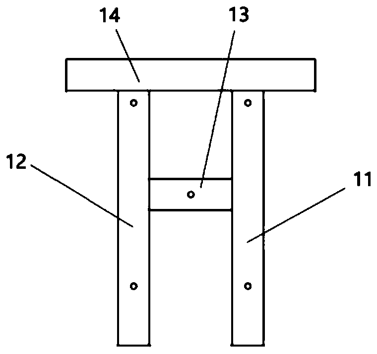 Positioning device for strong loading experiment