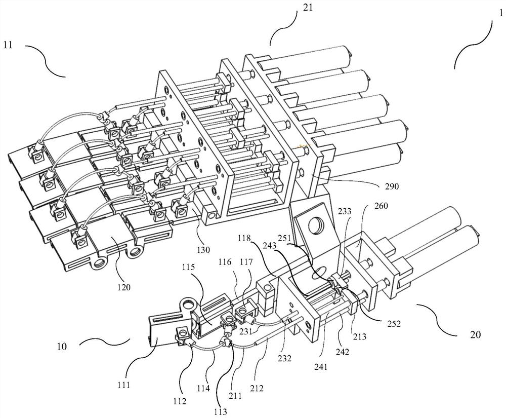 A hand exoskeleton device driven by pre-bent elastic wire tube