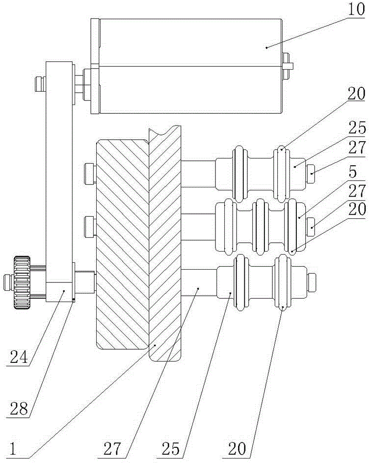 Card pulling delivery mechanism of card issuing device