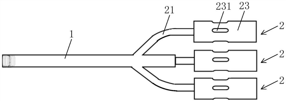 Multi-point-injection energy-saving burner and water jacket furnace