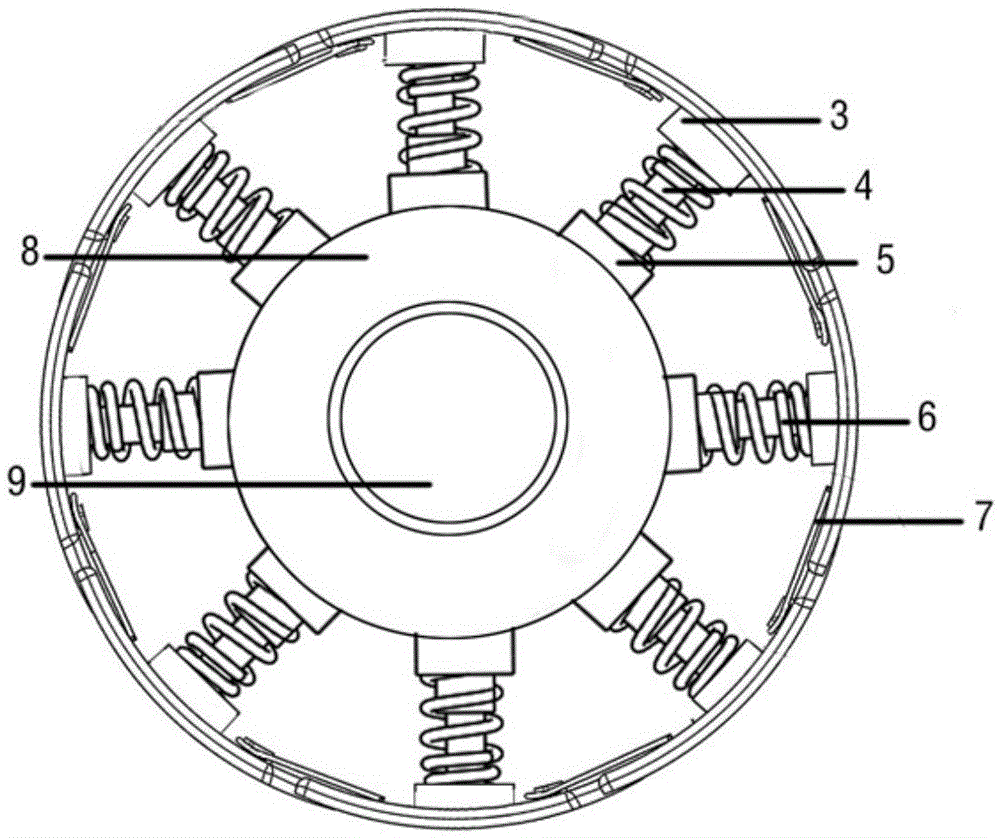 Variable-diameter wheel hub