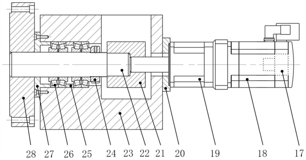 Aeroengine blade ultrasonic rolling enhanced robot processing system and control method