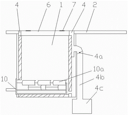 Smokeless temperature-control braise-baking table