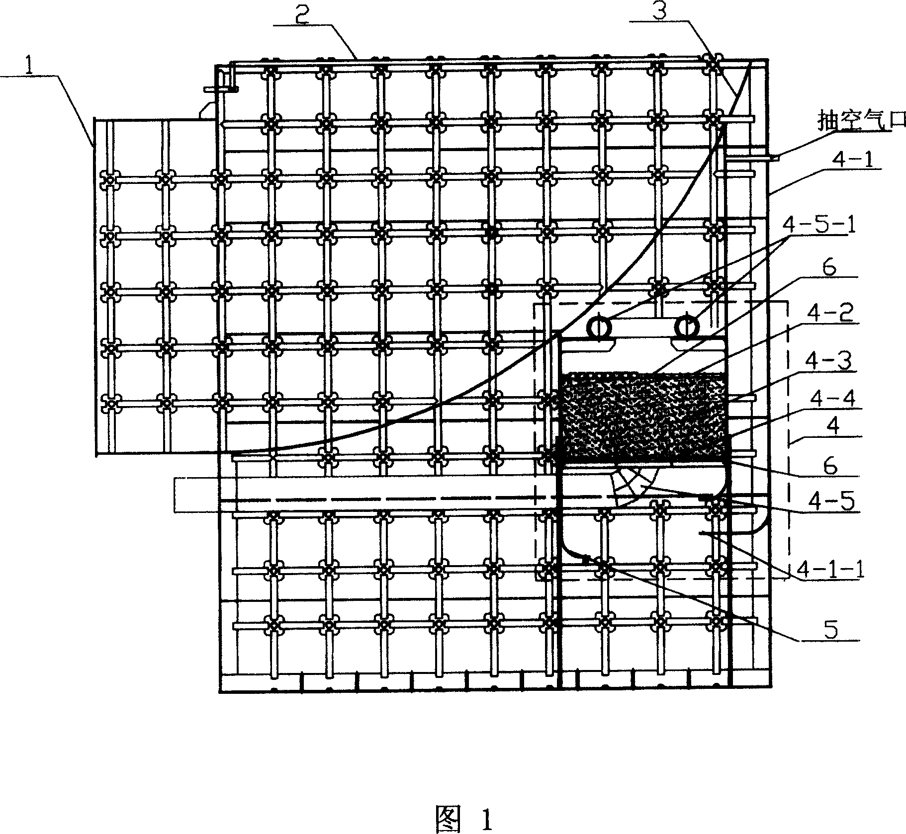 Air cooled steam exhaustor with built-in oxygen remover