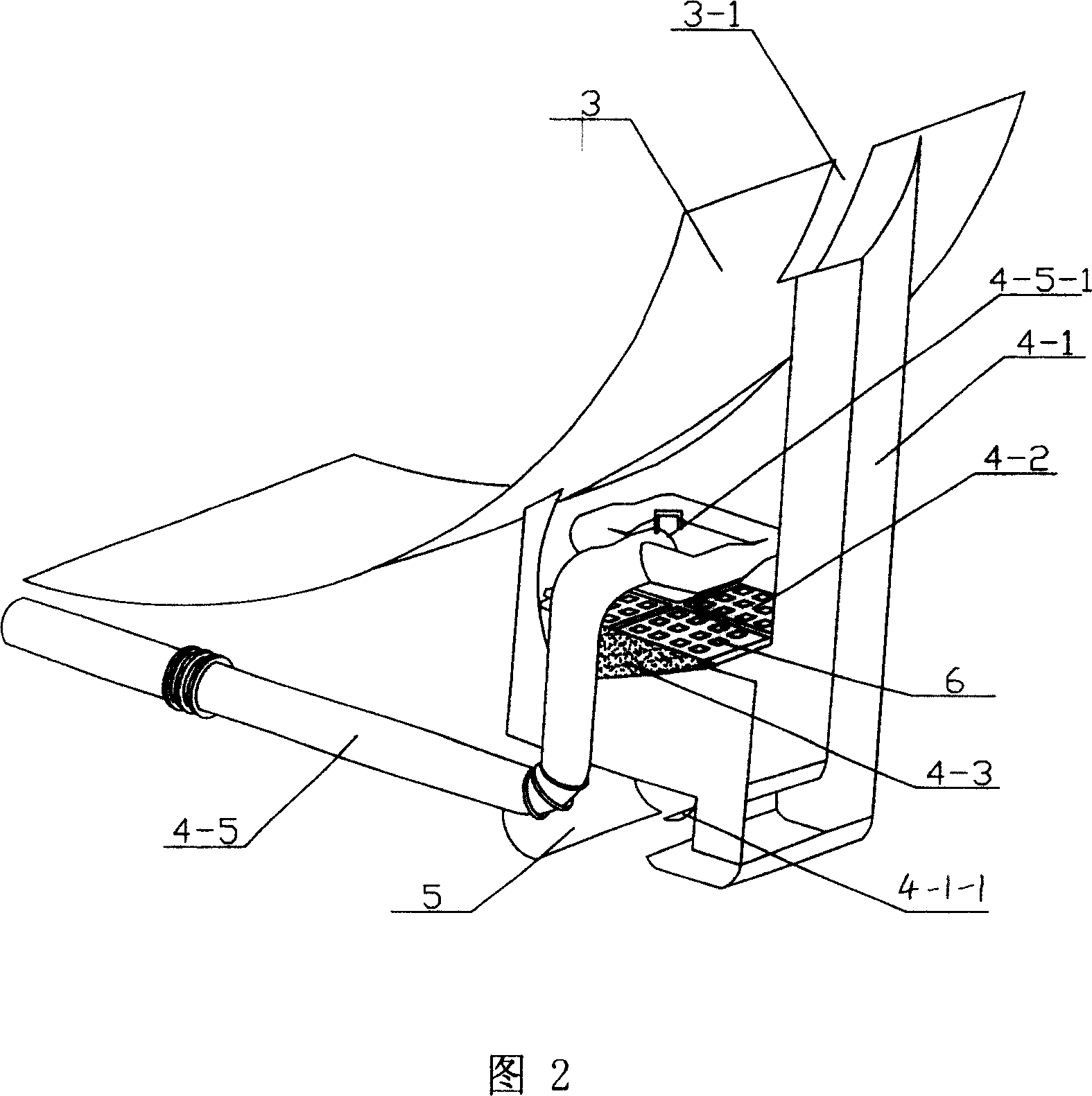 Air cooled steam exhaustor with built-in oxygen remover