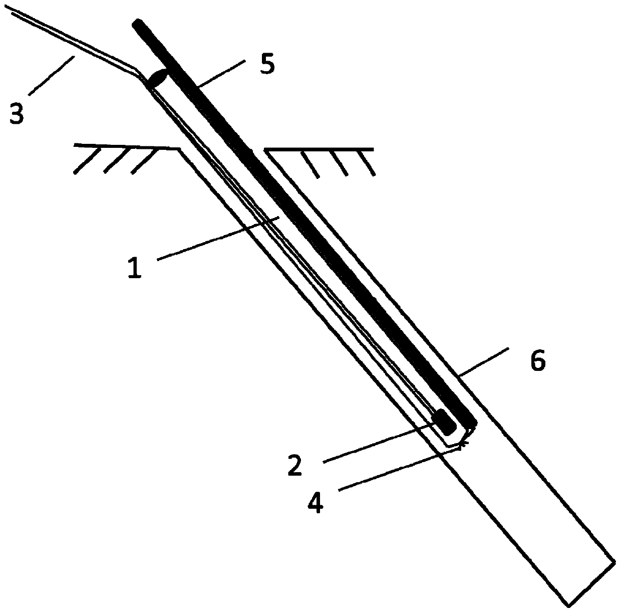 On-site mixed emulsion explosive decoupling charge method and side slope forming blasting method