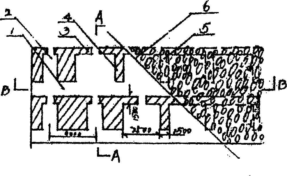 Roof bolt protection and sectioned empty field method for phosphorate rock mining