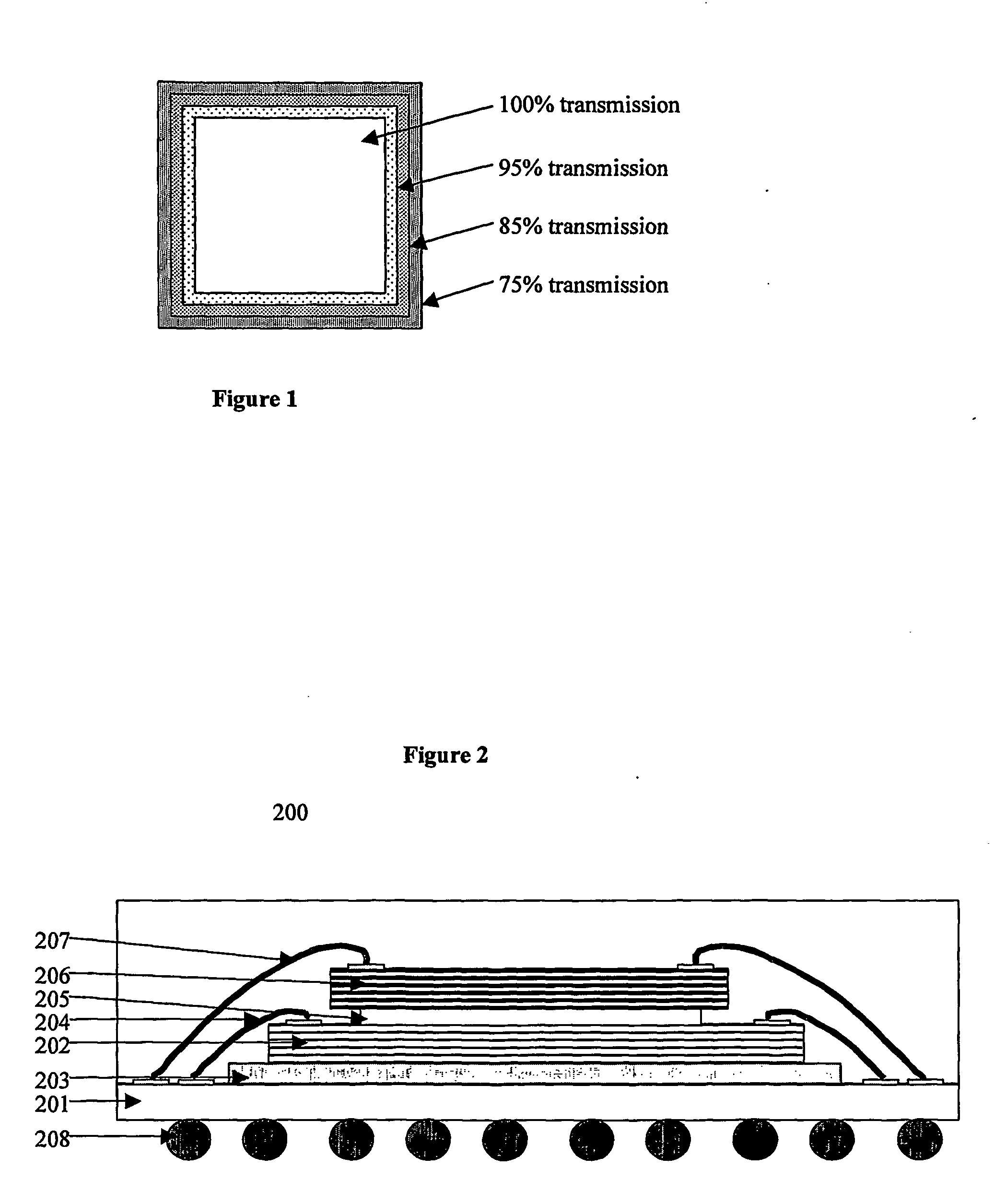 Adhesion method using gray-scale photolithography