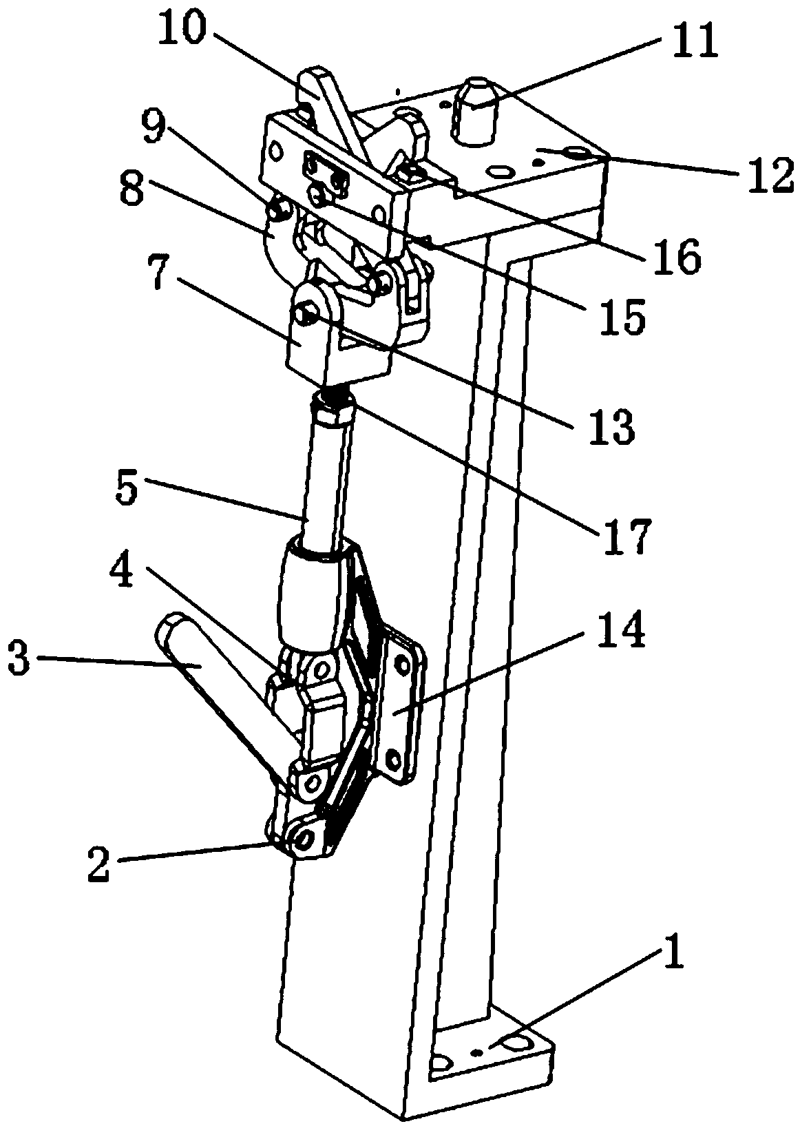 A positioning locking mechanism