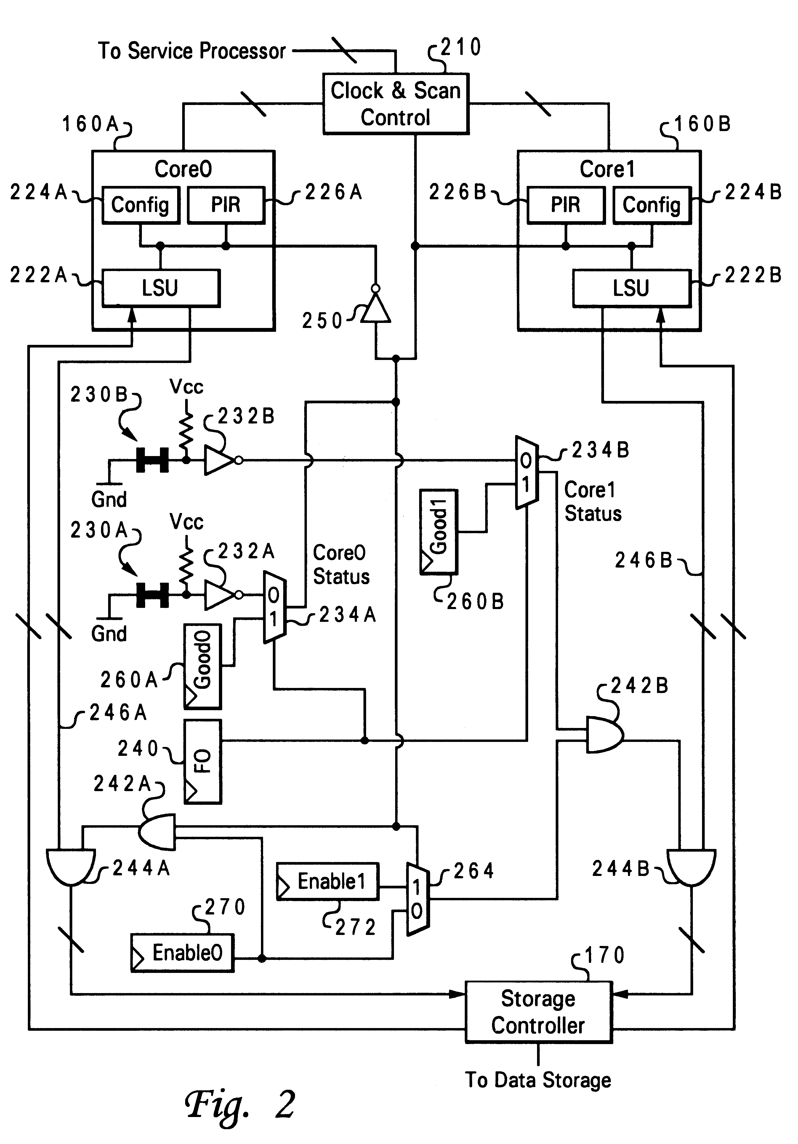 Method and system for dynamically configuring a central processing unit with multiple processing cores