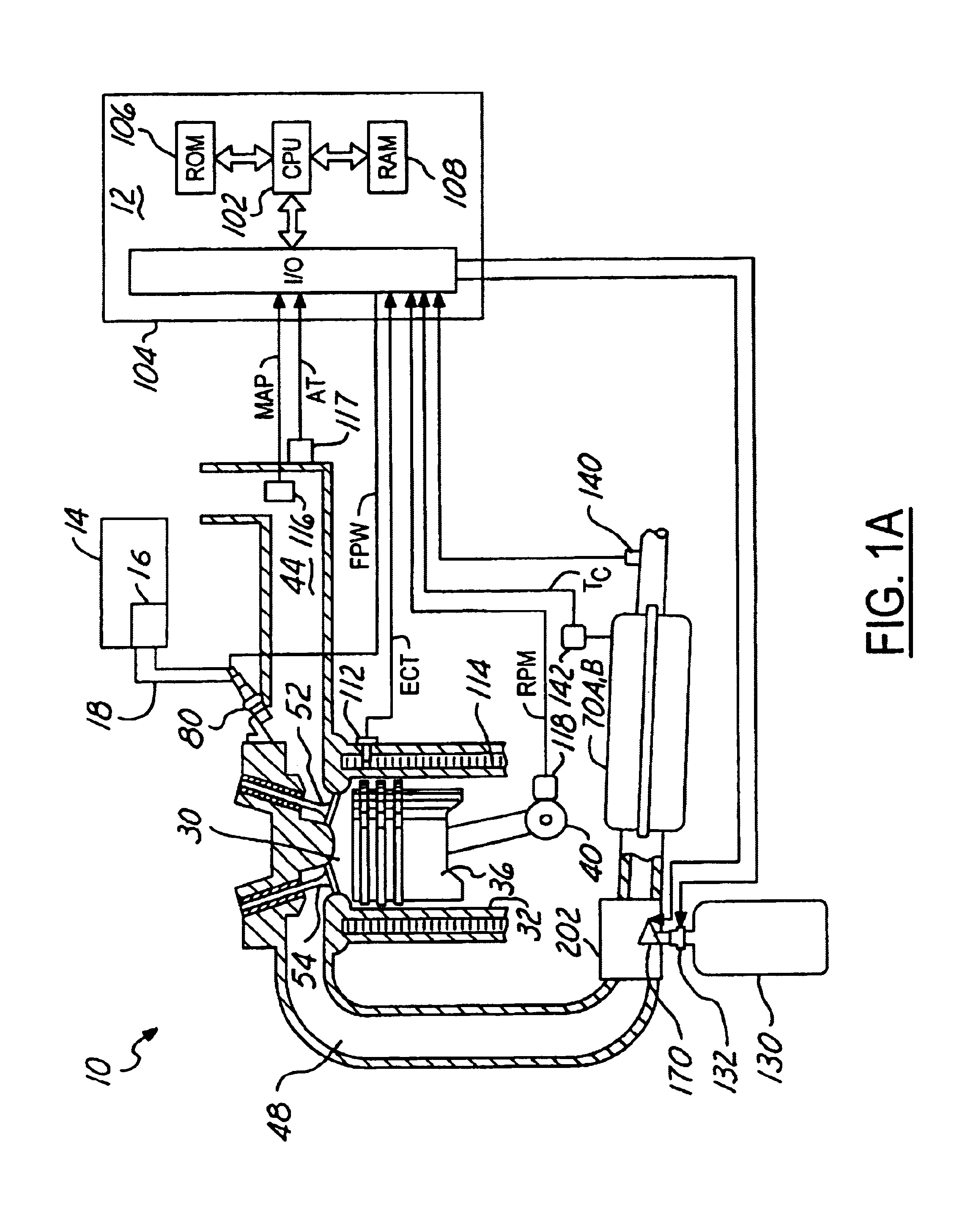 Diesel engine system for use with emission control device